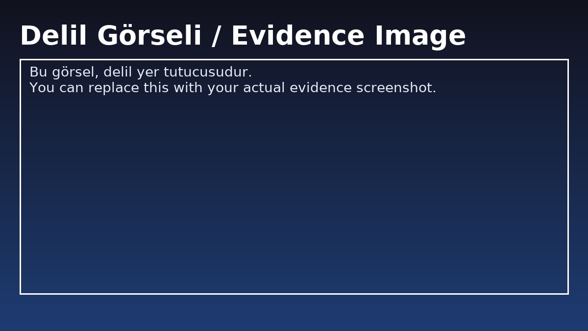 Delil görseli örneği